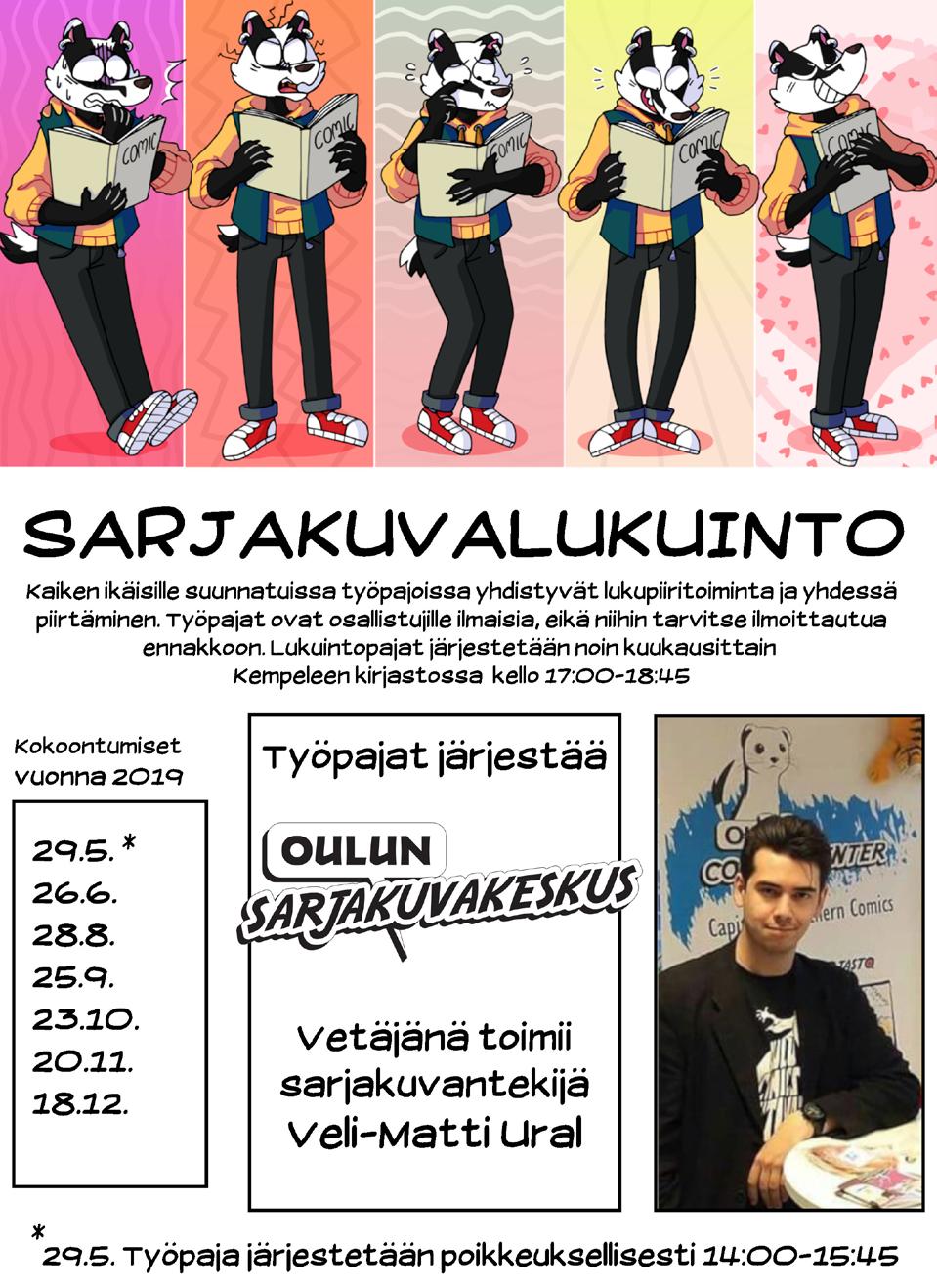LA 31.8.2019 KLO 12-14 Tule tapaamaan lukukoiraa!