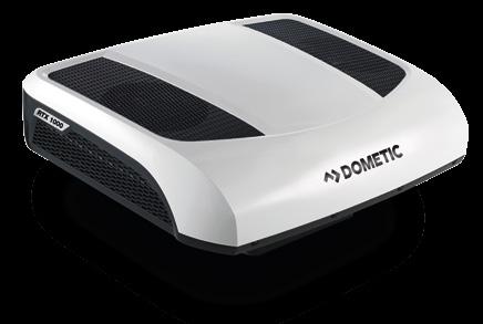COOLAIR RTX VALINTAOPAS: KUORMA-AUTOJEN ILMASTOINTILAITTEET DOMETIC COOLAIR RTX 1000 Kuorma-auton kattoilmastointilaite, 24 V taukoilmastointi 1200 W jäähdytysteho Käyttöaika täydellä teholla jopa 12