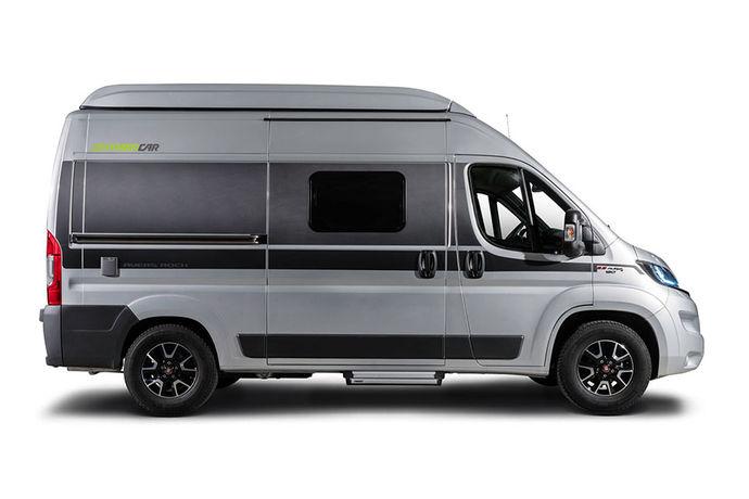 HYMERCAR metallivärissä Alumino-harmaa ja Blackline-tyylipaketin