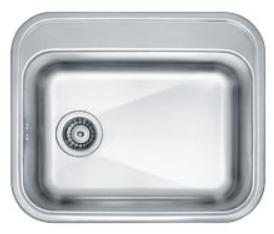 Petra) SK12 RST-vedin reikäväli 128 mm Allas (Franke) Panda RBP 480 C teräsallas tasoon päältä asennettava