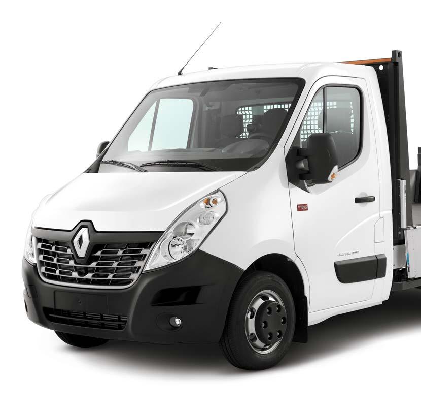 RENAULT TRUCKS_ 22 TYÖSKENTELYMUKAVUUS Renault Master, joka on saatavana lyhyellä ja
