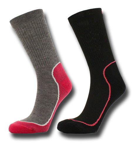 Monikerrosrakenteen ansiosta sukka on hyvin hengittävä ja kosteutta iholta siirtävä.