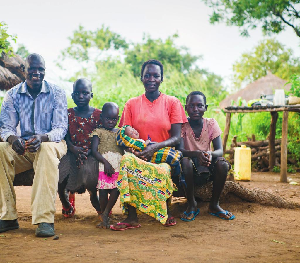 Pastori Alfred Wojo on paennut perheensä kanssa sotaa ja levottomuuksia Etelä-Sudanista Ugandaan.