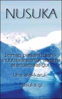 Sillimmasertarneq iluaqutaavoq Allaaserinnittoq Kalaallit Forsikring Uku oqaluttualiat, kisianni ilumooriataarsimasinnaagaluartut.