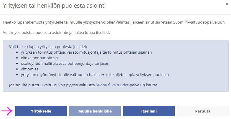 3 (7) Asiakastiedot: Hakemuksen ensimmäiselle välilehdelle syötetään hakijaan ja laskutukseen liittyvät tiedot.