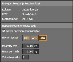 Projektin valaisinkustannukseksi tuli kokonaisuudessaan 86 900 euroa ja asennuskuluja arvioitiin tulevan 11 900 euroa, joista 6 155 euroa muodostui valaisimien vaihtotyöstä ja purkutöistä ja loput
