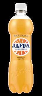 (alv 0 %) EAN 6413600016007 1,31 plo (alv 14 %) HARTWALL JAFFA APPELSIINI SOKERITON 0,5 l, ME 24 plo Tuotenumero 107225 Huom!