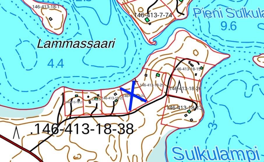 18:25 ja Kultaranta 18:26 kaavan mukaisia rakennuspaikkoja/kiinteistöjä. Kuntakeskus on noin kahdeksan kilometrin etäisyydellä.