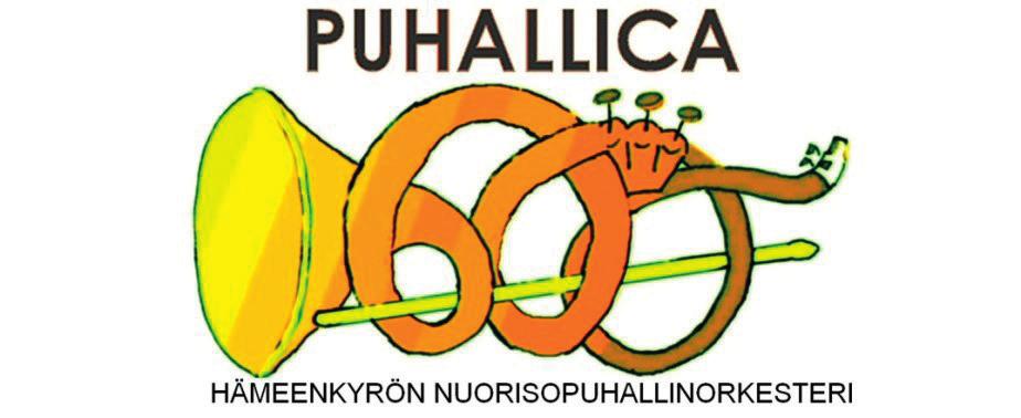HÄMEENKYRÖN NUORISO- PUHALLINORKESTERI PUHALLICA 110126 PUHALLICAN ALKEISORKESTERI D ke 17.00-18.00 4.9.-4.12.2019 ja 8.1.-13.5.