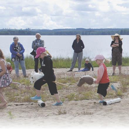 Lapsien Hietsu tapahtuma Heinäkuun ensimmäisenä viikonloppuna vietettiin lasten oma tapahtuma.