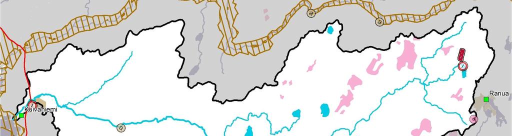 Kuivajoen vesistön maankäytön strateginen suunnittelu perustuu Kuivajoella, Oijärvellä sekä Kivijoen alaosalla