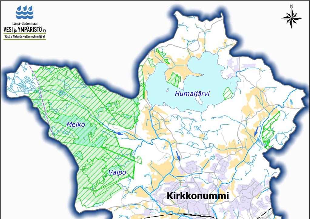 1 Johdanto Syväjärvi (Djupström) Estbyån vesistöalueella (81.061) on matala ja rehevä järvi muutaman kilometrin päästä Kirkkonummen keskustasta etelään (kuva 1).