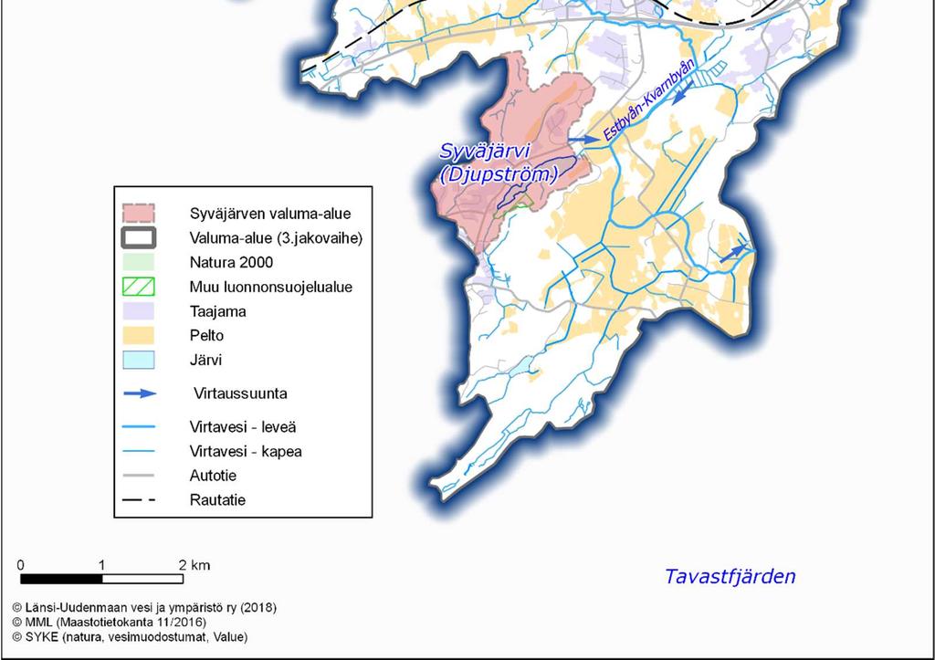 Syväjärven perustila selvitettiin Kirkkonummen ja Uudenmaan ELY-keskuksen toimesta v. 2012 (Savola & Hagman 2012). Tällöin tehtiin myös kasvillisuuskartoitus ja verkkokoekalastus.