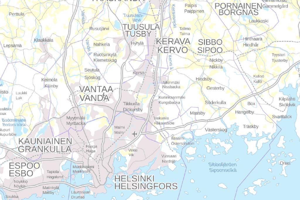 TMA TMA MSI PLI MERKINNÄT 1:12000 PROJEKTI NESTE VANTAA