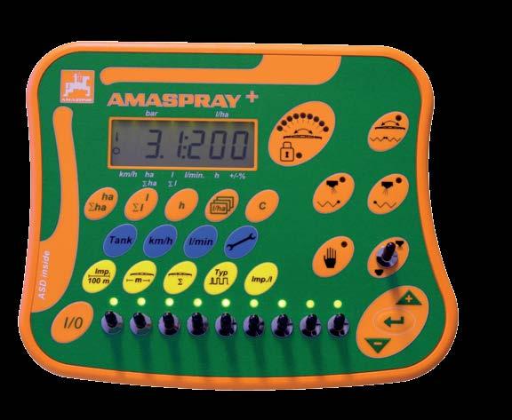 AMASPRAY + -ohjausyksikkö AMASPRAY+ helppo ja monipuolinen AMASPRAY + mahdollistaa -ruiskun yksinkertaisen ja automaattisen hallinnan.