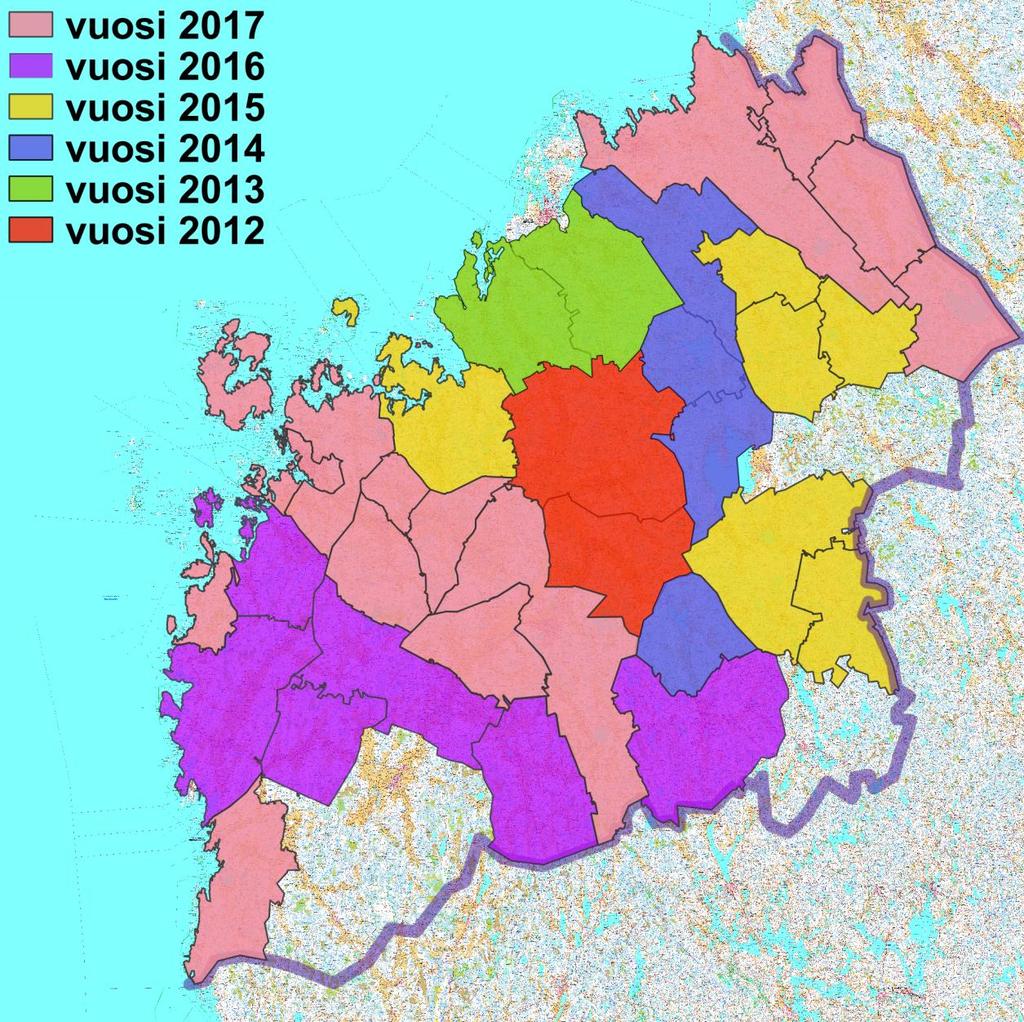 Sivu 28 8 POHJANMAAN JÄSSI-HANKE 2012 2017 Pohjanmaan Jässi-hanke on tehnyt jätevesineuvontaa vuodesta 2012 alkaen. Vuonna 2012 kiinteistökohtaista neuvontaa tehtiin Etelä-Pohjanmaalla.