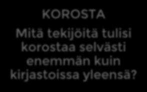 POISTA Mitkä selviöinä pidettävät