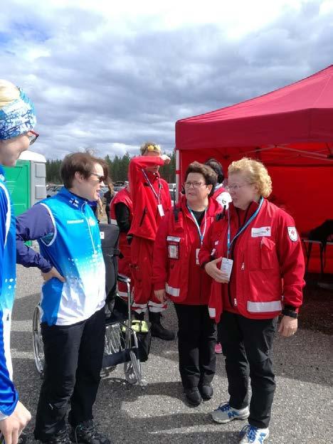 Useamman osaston yhteistyötä nähtiin myös Fin5-suunnistustapahtumassa, joka alkoi esimerkkiviikonloppunamme