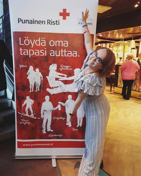Uusia kasvoja piirissä Kuva: Heli Nuutinen Hei! Olen Sofia Sarkava, 23-vuotias, ja piirin yksi uusista järjestökouluttajista.