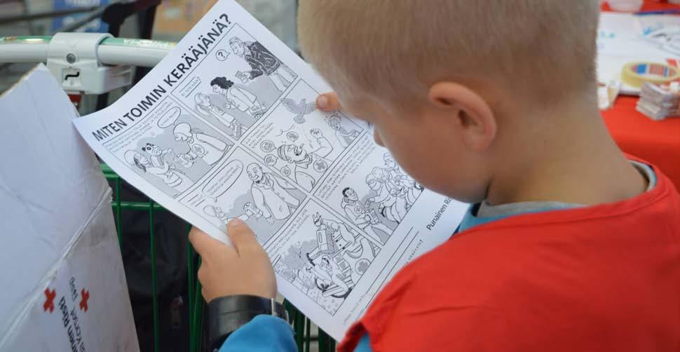NÄLKÄPÄIVÄ 26.-28.9. Perehdytetään kerääjät hyvin Ira Kantelinen Kerääjien ohjeistamiseksi löydät RedNetistä lyhyen videon, sarjakuvan sekä tulostettavan A4-ohjeen.