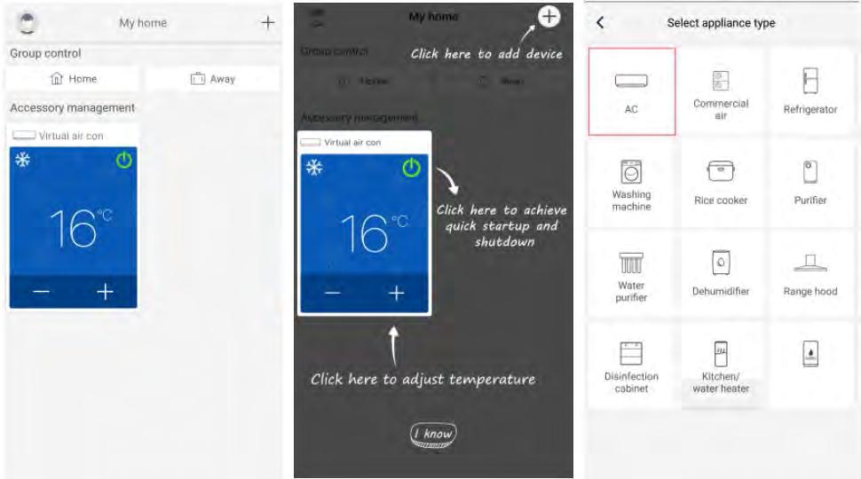 Nollaa ilmastointilaitteen asetukset ("EWPE SMART" applikaation ohjeiden mukaisesti) ja klikkaa Seuraava (Next) lisätäksesi yksiköt automaattisesti (syötä tarvittaessa