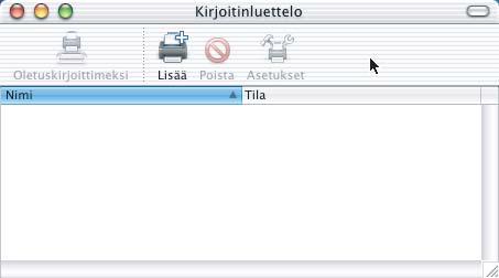 Ohjainten ja ohjelmien asentaminen Macintosh 5 Käynnistä Macintosh. 6 Aseta pakkauksen mukana toimitettu CD-ROM-levy CD-asemaan. 11 Valitse USB.