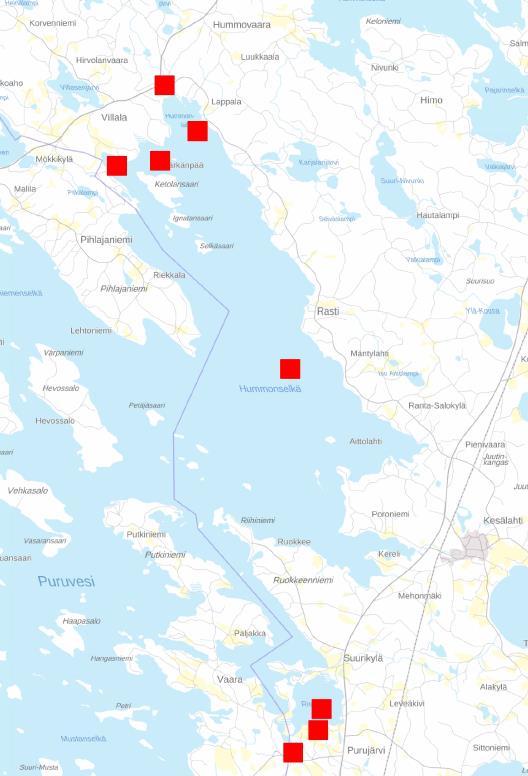 Seuranta hankealueella Myllypuro 163 Valuma-alueella tehdyt toimenpiteet, rakenteet Veden laadun ja kuormituksen seuranta lasku-uomissa Veden laadun ja biologisten laatutekijöiden seuranta järvessä