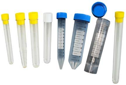 1 2 3 4 5 Steriilit koeputket painotulpalla Kirkas muoviputki PS = polystyreeniä, samea muoviputki PP = polypropeenia. Valmistaja: DLT = Deltalab, LP = LP Italiana ja ISS = International Scientific.