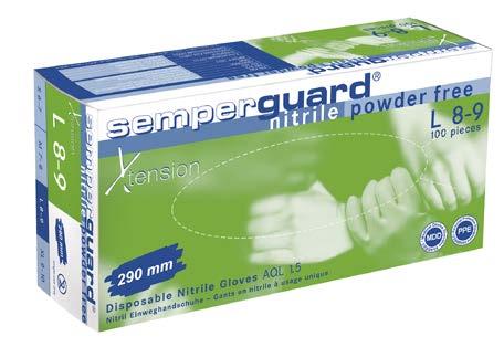 Erittäin hyvä vaihtoehto kertakäyttöiselle vinyylikäsineelle. Väri laventelin sininen. Paksuus 0,07 mm, pituus 240 mm. AQL 1,5, CE-kategoria III (medical device class I).
