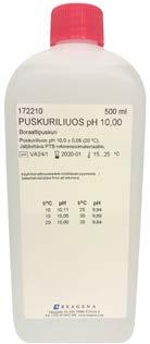 Koko 1201333 172210 500 ml 500 ml Hach-Lange GmbH Renovo-puhdistusliuos Elektrodien huoltotarve vaihtelee applikaation mukaan.