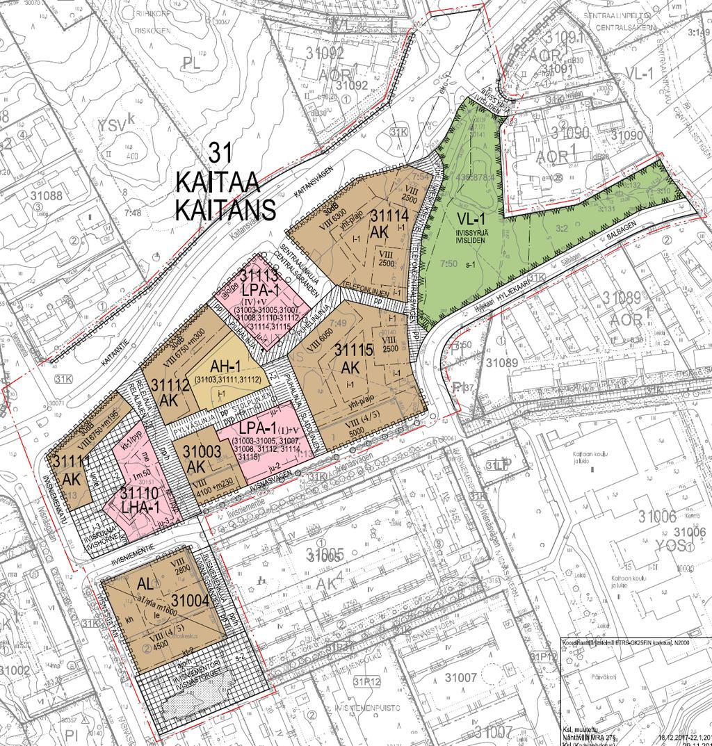 24 (42) Kuva 9: Asemakaavan muutosalue.