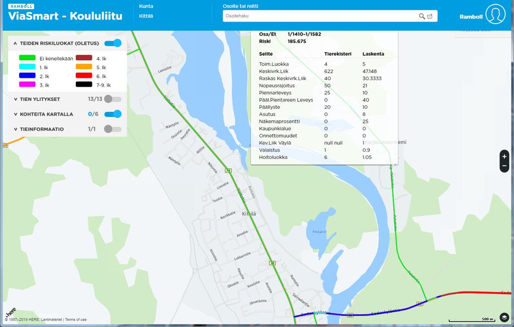 Koululiitu arviointi Pakatintie ja Sodankyläntie ovat yleisiä maanteitä, joista on myös Koululiitu arviointi tehty.