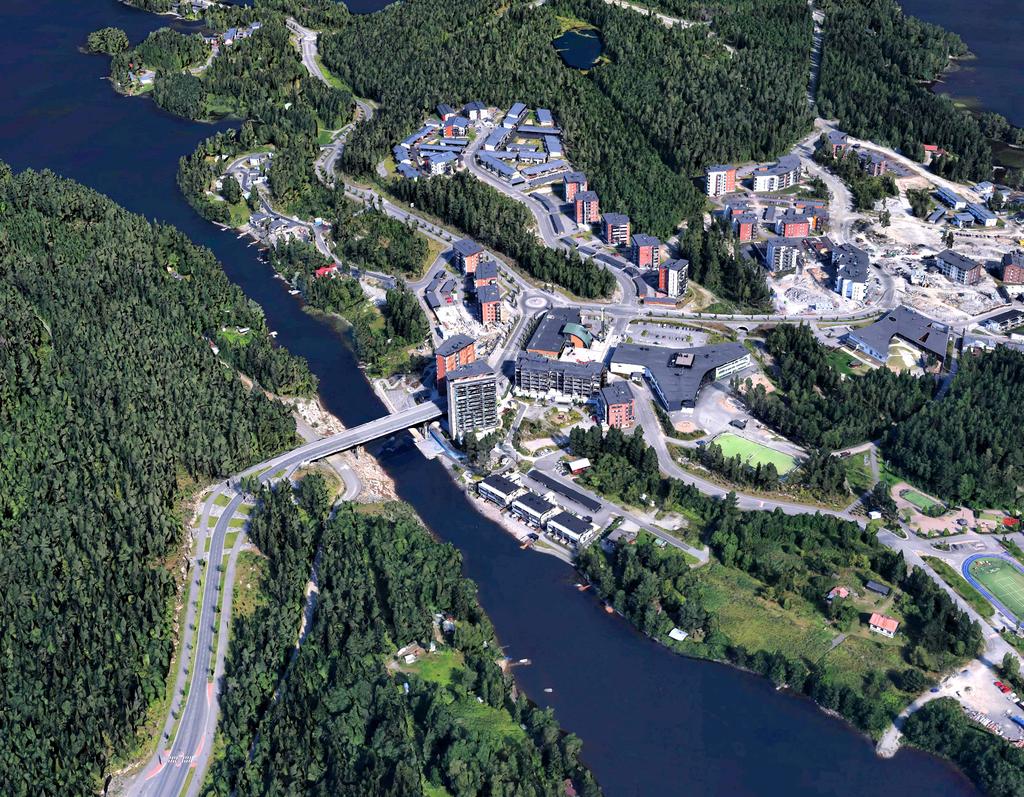 7 UOION EUTA 6,0 km Rauhaisaa elämää valmiissa ympäristössä AONIEMEN UIMARANTA ippari nousee ihanteelliselle paikalle lähes eilankannan kanavan rannalle.