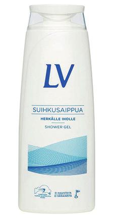 HENKILÖHYGIENIATUOTTEET LV NESTESAIPPUA LV Biohajoava nestesaippua sopii käsien ja koko vartalon päivittäiseen pesuun.