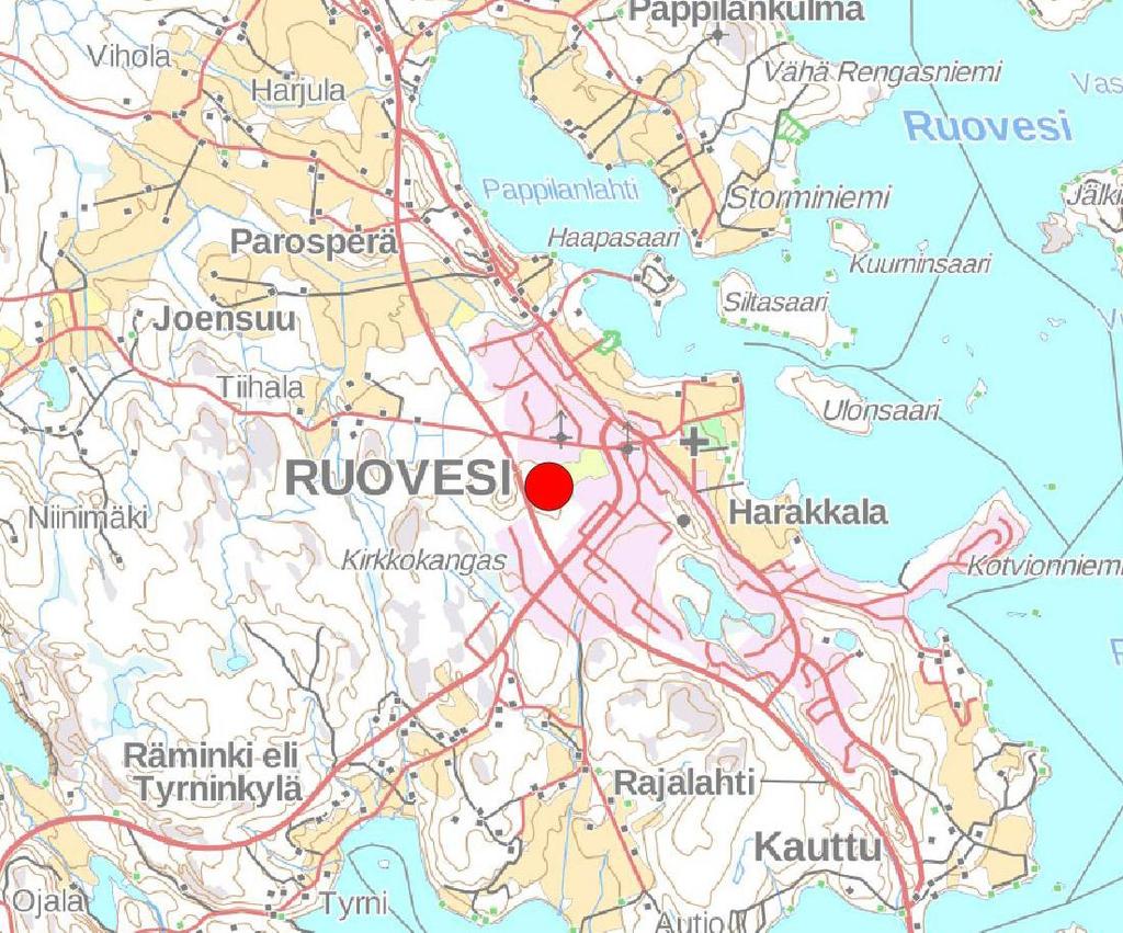 RUOVEDEN PÄIVÄKODIN ASEMAKAAVAMUUTOSS- TONTIN ARKEOLOGINEN INVENTOINTI TIIVISTELMÄ Kulttuuriympäristöpalvelut Heiskanen & Luoto Oy teki toukokuussa 2019 arkeologisen inventoinnin Ruoveden Päiväkodin