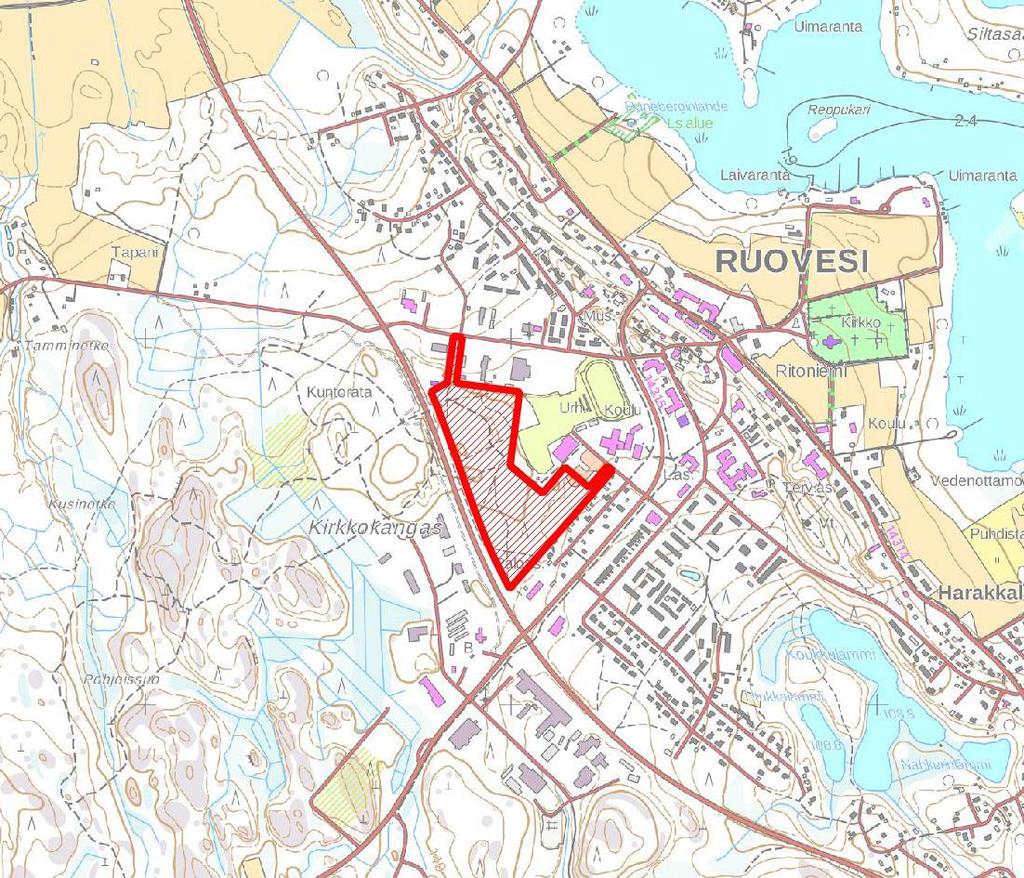 1 Johdanto Kulttuuriympäristöpalvelut Heiskanen & Luoto Oy teki alkukeväästä 2019 arkeologisen inventoinnin Ruoveden päiväkodein asemakaavan muutosalueella.