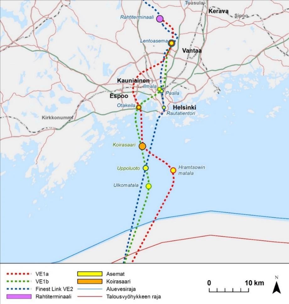 Voimassa olevassa Uudenmaan 4. vaihemaakuntakaavassa Tallinna-tunneli on osoitettu liikennetunnelin ohjeellisen linjauksen merkinnällä.