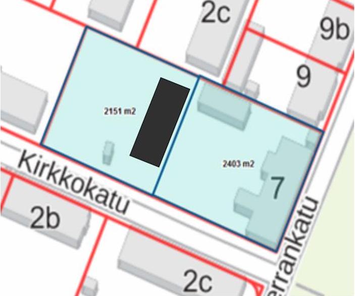 Selitys 3 / 6 Päiväkodin säilyttämiseksi tulee oheisen kuvan mukaisten alueiden hinnat olla päinvastoin: Maaherrankadun päiväkodin arvo saisi olla 0,40 /m²/kk eli noin 65.