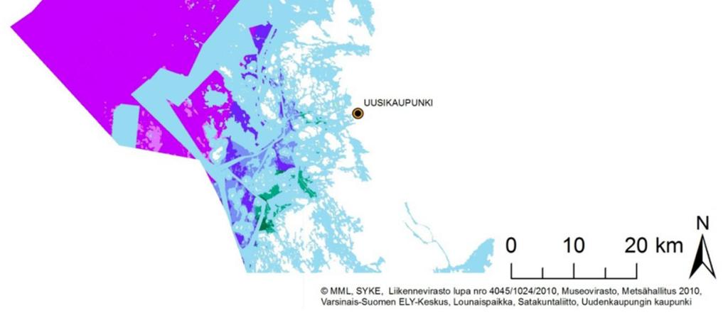 ryhdyttäessä muutoin toimenpiteisiin alueiden käytön järjestämiseksi.