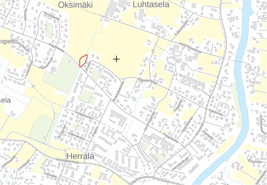 Ilmajoki 9.7. Ilmajoen talkoopaikka laskuojan varresta läheltä Ilmajoen keskustan jalkapallokenttää valikoitui talkookohteeksi vuoden 2018 kokemusten perusteella (Kuva 17).