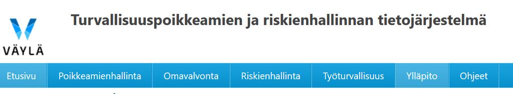 TURI ja suunnittelun työt Turvallisuuspoikkeamien ja riskienhallinnan tietojärjestelmä TURI Maastotöiden turvallisuuspoikkeamat ja työtunnit Rautatiehankkeiden