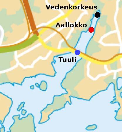 87 10.2 Vartiokylänlahti Aaltomittaukset Vartiokylänlahdella tehtiin 26.09.2014 kello 12:30 10.11.2014 kello 11:00 välisenä aikana paikassa 60 12.837 N 25 07.160 E (kuva 84). Kuva 84.