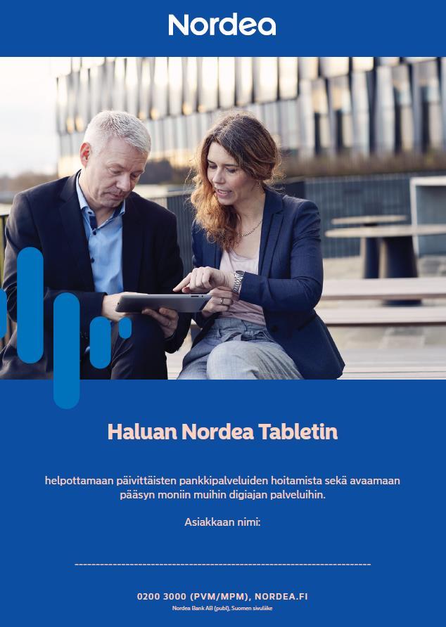 Nordea tabletti Nordea Nordea Nordea Nordea Mobiilipankki Code