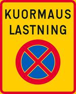 Uusia liikennemerkkejä Merkillä C43 osoitetaan paikka, jossa pysäyttäminen on sallittu vain kuormaavilta ja kuormaa purkavilta ajoneuvoilta sekä matkustajan ottamista tai jättämistä varten.