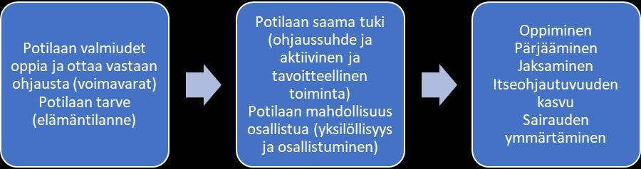 16 Ohjattavan prosessi Ohjaajan prosessi Kuvio 1. Ohjattavan ja ohjaajan prosessit sekä oppimiseen ja ohjaukseen vaikuttavat tekijät (Kaila 2014, 32; mukaellen Kääriäinen 2007, 41).