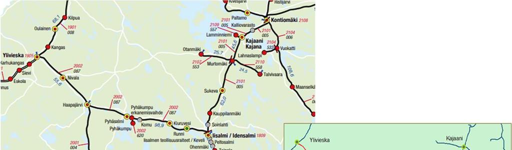 Yleiskartta sijainnista Iisalmi -