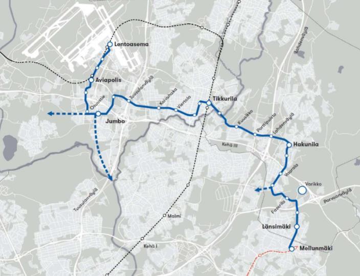 FCG SUUNNITTELU JA TEKNIIKKA OY Loppuraportti 9.9.2019 29 (47) Asumiseen muuntuvilla toimitila-alueilla on noin 7 400 työpaikkaa.