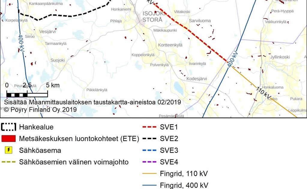 2 Linnusto Tuulivoimahankealue Hankealueen pesimälinnustoa on selvitetty usean vuoden aikana sekä maastokartoituksin että olemassa olevan aineiston perusteella.