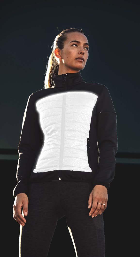 CLIQUE CUSTER Kevyesti topattu fleece-takki, jossa