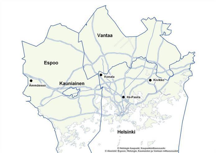 Ekomon toiminta-alue 2019 Ämmässuon ekoteollisuuskeskus 7 toimijaa 1